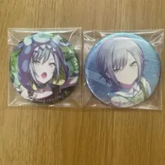 プロセカ 日野森志歩 グリッター缶バッチ トワパレ アンハモ 傘 ケモケモ