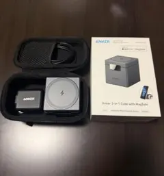 【専用ケース付き】Anker 3-in-1 Cube with MagSafe
