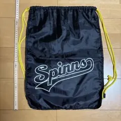 Spinns ナップザック リバーシブル ブラック ブルー