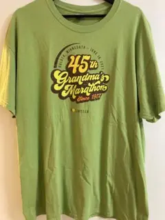 ユーズドTシャツ　緑　グリーン