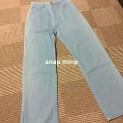 anapmimpi薄い青デニム ストレートレッグパンツのサムネイル
