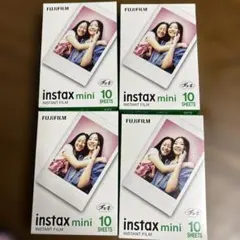 instax mini10SHEET 4箱セット