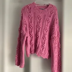 ZARAかぎ編みニット