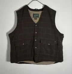 L.L.Bean 70〜80s ウールベスト チェック柄 USA製 L - メルカリ