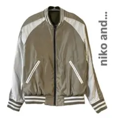 niko and... リバーシブルスタジャン　MA-1