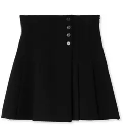 snidel サイドプリーツスカショーパン BLACK