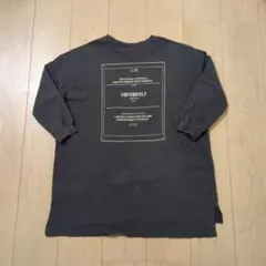 ★バックプリントロング丈Tシャツ　Size140