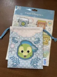 ダッフィー＆フレンズ　20周年　巾着　オルメル