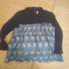 センスオブワンダー 長袖カットソー ネイビー/ブルー