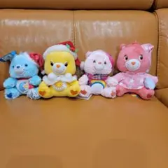 Care Bears　ケアベア　ぬいぐるみマスコット　異種4体セット