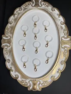 アンブレラマーカークリア10個セット(ゴールド)傘