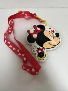 ミニーマウス ハート型ストラップ パスケース　東京ディズニーリゾート
