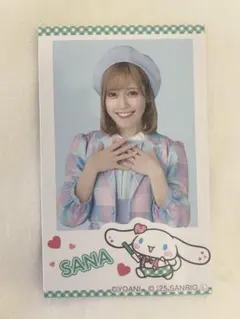 イコラブ =LOVE シナモロール コラボ ミニフォトカード 諸橋沙夏さなつん