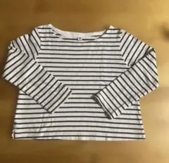 ユニクロ　キッズ長袖ボーダートップス　120センチ