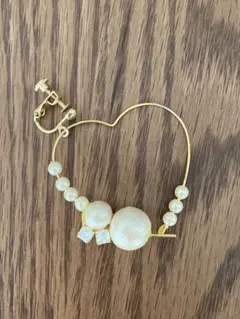 ハート型イヤリング　★片耳のみ★