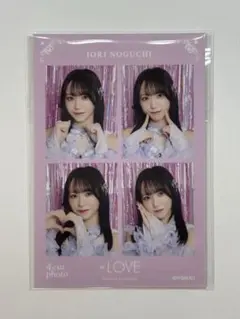 イコラブ 4カットフォトカード 野口衣織 魔法少女衣装