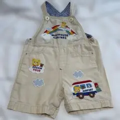 ミキハウスエアラインズ オーバーオール 80