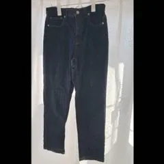 美品★GU ストレートデニム Mサイズ ブルー