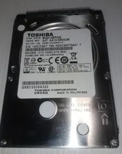 TOSHIBA 320GB HDD （中古品）（2.5インチ）