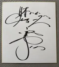 松坂大輔　直筆サイン色紙 春季キャンプ　プロ野球　WBC MLB 侍ジャパン 松坂大輔 直筆サイン色紙 春季キャンプ プロ野球 WBC MLB 侍ジャパン