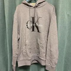 Calvin Klein ロゴパーカー グレー サイズM