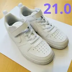 NIKE ナイキ コート バーロウ LOW ホワイト スニーカー 21センチ