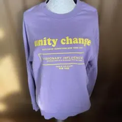 ZARA ラベンダー クルーネック トレーナー