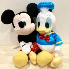 ミッキー & ドナルド ペアぬいぐるみ