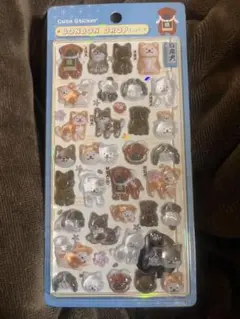 【正規品】ボンボンドロップシール 和柄 日本犬 新作