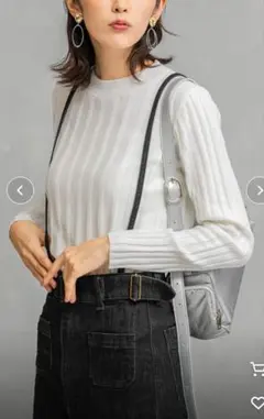 URBAN RESEARCH ROSSO　リブニットのサムネイル