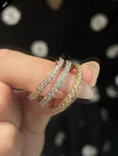 Full eternity ring ゴールドリング