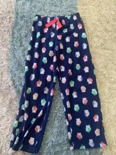 Carter’s カーターズ　フクロウ柄フリースパジャマ ネイビー　フリース