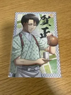 進撃の巨人　スイパラ　ポストカード　リヴァイ　喫茶　SWEETS