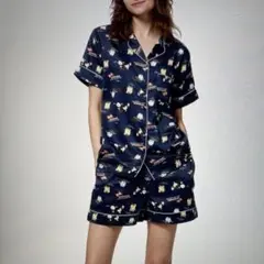 ちいかわサテンパジャマGU【半袖&ショートパンツ】