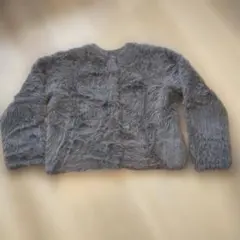 最終価格です　PLST　フェザーヤーン2wayカーディガン