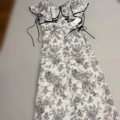 トワルドジュイ柄 ワンピース ネイビー スナイデル SNIDEL - メルカリ