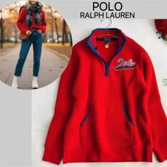 【現行QRタグ】ポロラルフローレン★ハーフジップ ボアフリース プルオーバー