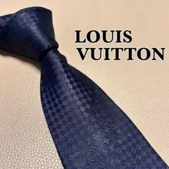LOUIS VUITTON モノグラム パープル ストライプ シルクネクタイ - メルカリ