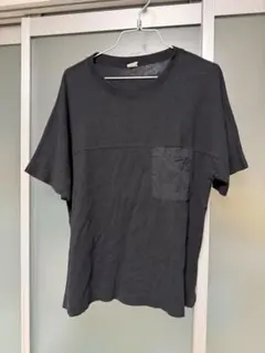 Purple & Yellow ポケットTシャツ ブラック Sのサムネイル