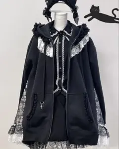 ♡ HIDOLATRAL THEODOL オオカミファーコート BLACK - メルカリ