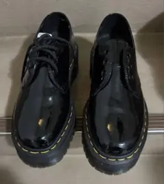 Ｌ*)様 【美品】24センチ　厚底　エナメルDr. Martens QUAD R