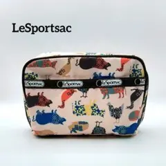 《美品》LeSportsac レスポートサック アニマル ポーチ マルチケース