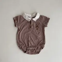 tete a tete ブラウンロンパース 70