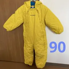mont-bell 子供用スキーウェア イエロー 90サイズ
