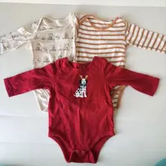 GAP ユニクロ　ベビー肌着3点セット　ロンパース　70〜80