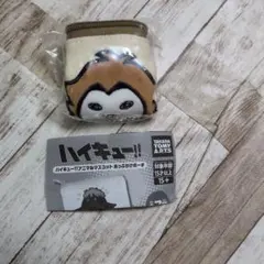 ハイキュー!! アニマルマスコット あっぷりけポーチ　アカアシフクロウ