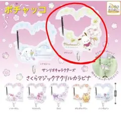 サンリオキャラクターズ さくらマジックアクリルカラビナ　ポチャッコ