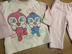 ベビーパジャマ コキンちゃん ドキンちゃん アンパンマン　赤ちゃんマン80サイズ