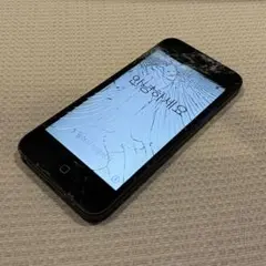 【液晶画面割れ】iPhone5 32G ブラック