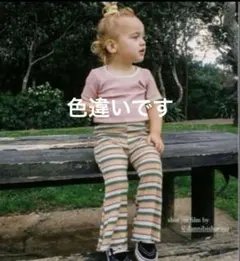 bel&bow ボーダーフレアパンツのサムネイル